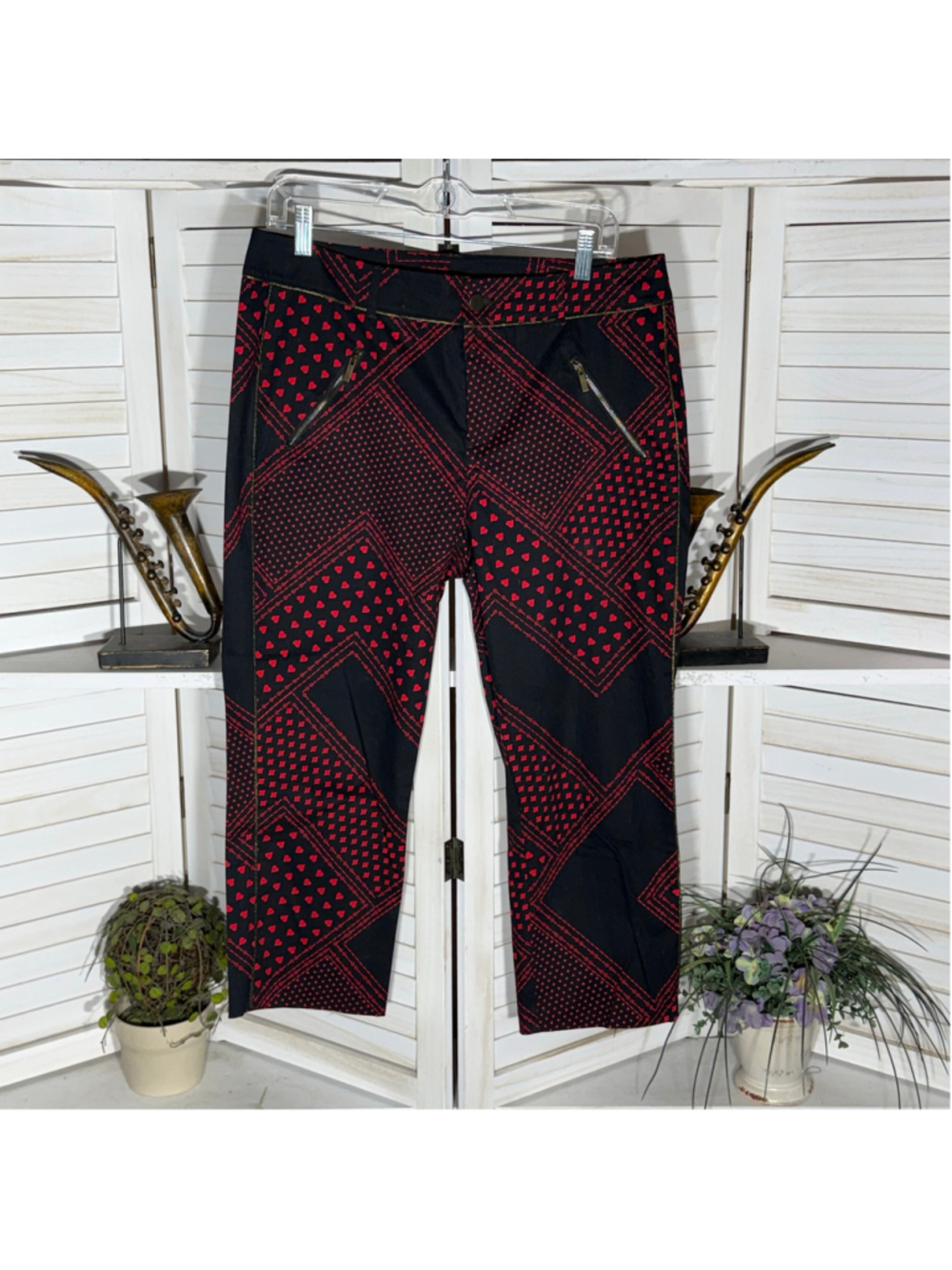 Disney's Alice thru the looking glass pants Queen of Hearts Mad Hatter costume 8